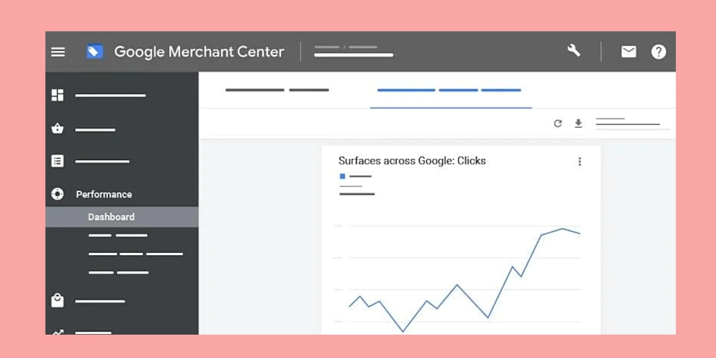 “Informes de rendimiento” de Google Merchant Center